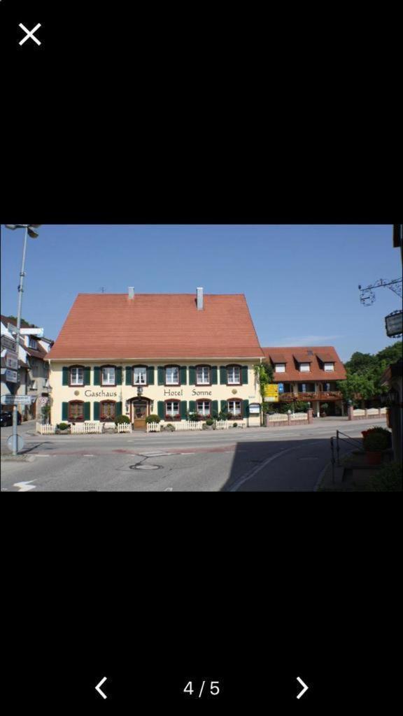 Gasthaus Sonne Schliengen Exterior foto